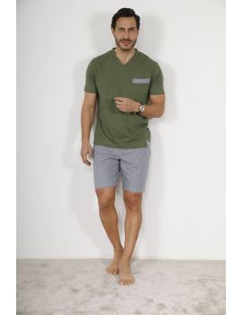 PYJAMA COURT VERT VINICIO