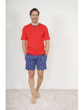 PYJAMA COURT ROUGE YOHAN