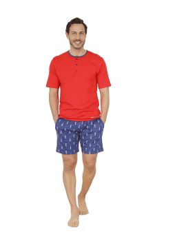 PYJAMA COURT ROUGE YOHAN