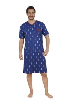 CHEMISE DE NUIT BLEU YOHAN