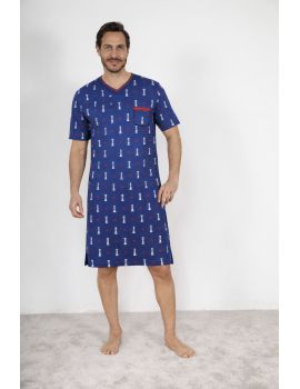 CHEMISE DE NUIT BLEU YOHAN