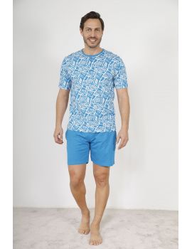 PYJAMA COURT BLEU YORICK