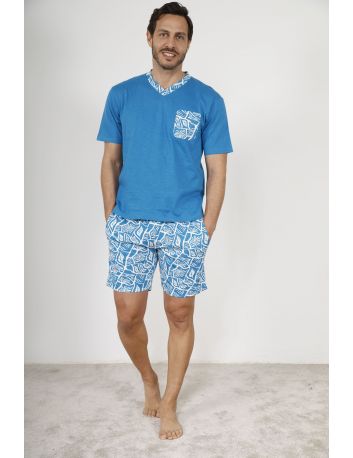 PYJAMA COURT BLEU YORICK