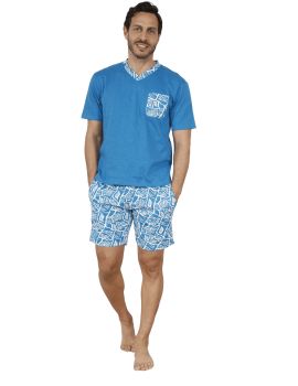 PYJAMA COURT BLEU YORICK