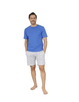 PYJAMA COURT BLEU YVES