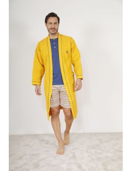 ROBE DE CHAMBRE JAUNE YURI