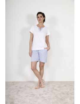 PYJAMA COURT BLANC WALIDA