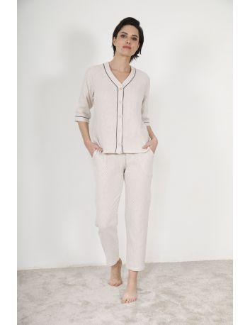 PYJAMA LONG BEIGE WENDIE