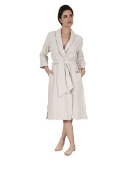 ROBE DE CHAMBRE BEIGE WENDIE