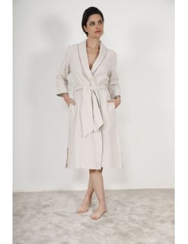 ROBE DE CHAMBRE BEIGE WENDIE