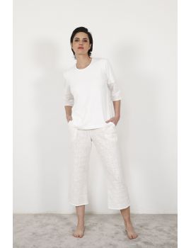 PYJAMA LONG BLANC WILONA