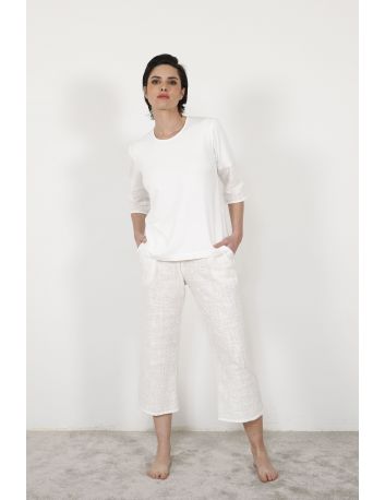 PYJAMA LONG BLANC WILONA