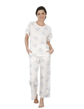 ENSEMBLE COURT D'ETE BLEU ZABOU