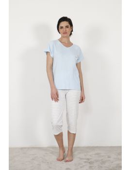 ENSEMBLE COURT D'ETE BLEU ZAZ