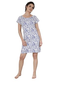 CHEMISE DE NUIT BLEU ZOPHIA