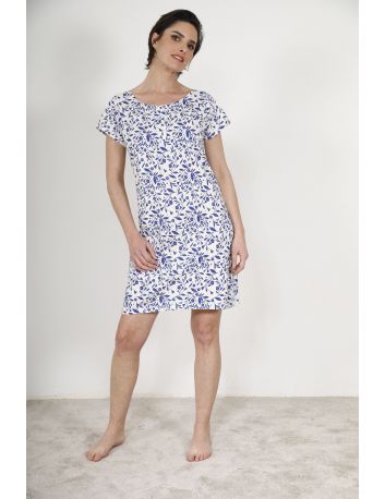 CHEMISE DE NUIT BLEU ZOPHIA