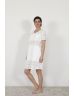 ROBE D'ETE COURTE BLANC ZOEY