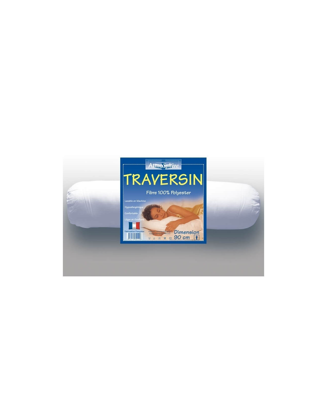 traversin lit 1 personne