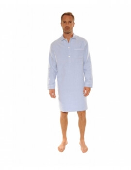 chemise de nuit homme manches courtes