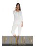 PYJAMA COURT BLANC ORLEANE