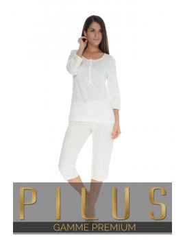 PYJAMA COURT BLANC ORLEANE