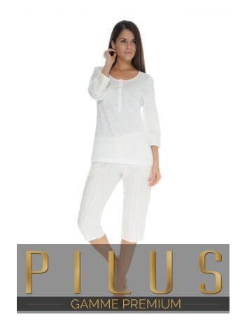 PYJAMA COURT BLANC ORLEANE