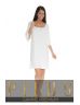 CHEMISE DE NUIT BLANC ORMELIA