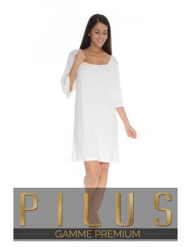 CHEMISE DE NUIT BLANC ORMELIA