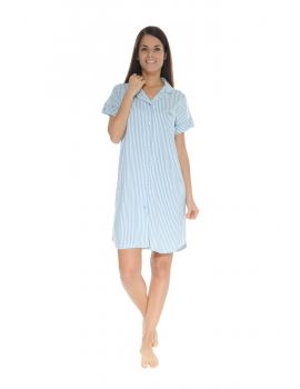 CHEMISE DE NUIT BLEU MARY