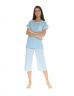 CHEMISE DE NUIT BLEU MARY--