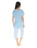 CHEMISE DE NUIT BLEU MARY--