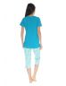 CHEMISE DE NUIT BLEU MADELINE--