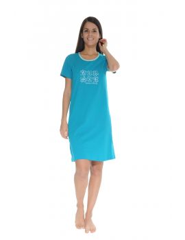 CHEMISE DE NUIT BLEU MADELINE