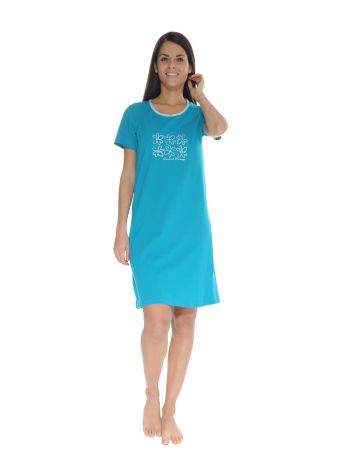 CHEMISE DE NUIT BLEU MADELINE.