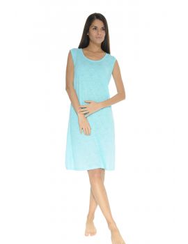 ROBE D'ETE LONG BLEU MELEODORE