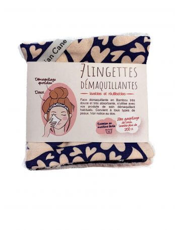 LINGETTES DÉMAQUILLANTES LAVABLES