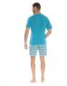 PYJAMA COURT BLEU NADEON-