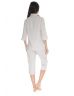 PYJAMA BOUTONNE BEIGE OLYMPIE