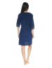 ROBE D'ETE LONGUE BLEU MANUELA