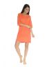 ROBE D'ETE LONGUE ORANGE MANUELA