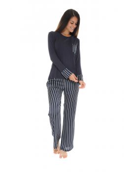 PYJAMA LONG BLEU ROXETTE 617041200