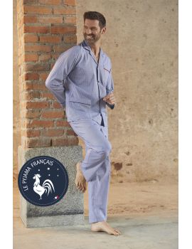 PYJAMA TAILLEUR BLEU PRECIEUX 124241200