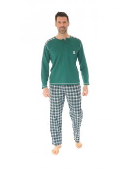 PYJAMA LONG VERT SEYLAN