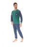 PYJAMA LONG JOGGING VERT SEYLAN