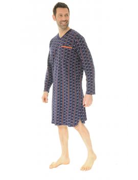 CHEMISE DE NUIT BLEU SHAD