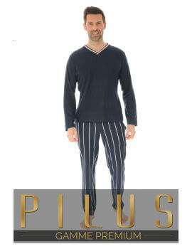 PYJAMA LONG BLEU ULRICH 127071200