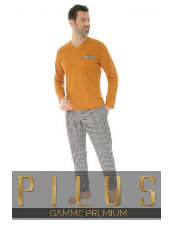 PYJAMA LONG ORANGE UMBERTO 127306281