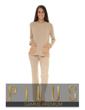 PYJAMA LONG MARRON TOSCANE 527164800