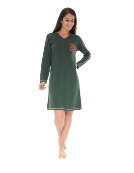 CHEMISE DE NUIT VERT ROSALIA