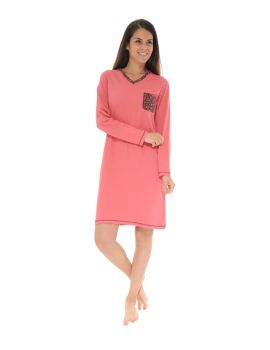 CHEMISE DE NUIT CORAIL ROSALIA